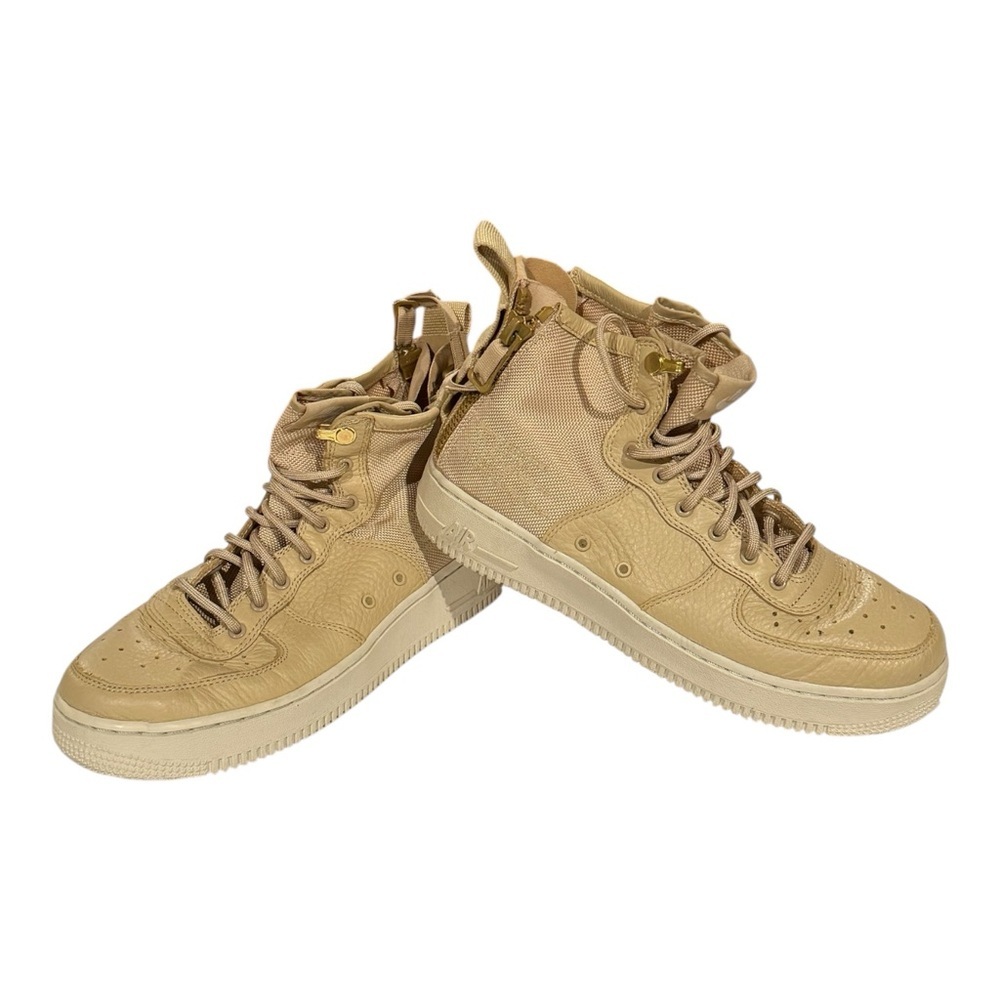 NIKE SF Air Force 1 Mid Mushroom High Top Military Inspired Sneaker Size 6Y
